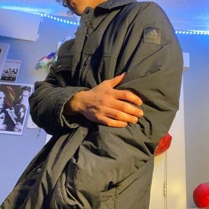 Black Adidas Puff Jacket